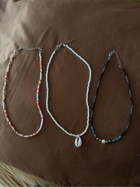 3 Beaded Necklaces